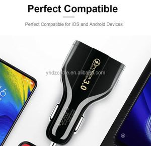 QC3.0 Car Charger Fast Charging <b>Adapter</b> 35W Charging Car Charger Dual <b>USB</b> New Interface+Type-<b>C</b> Interface - Product Image 3