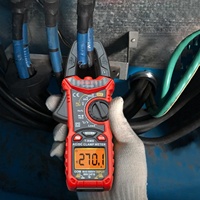 Multimètre numérique à pince KAIWEETS HT206D T-RMS 6000 points de mesure, testeur automatique de courant, de continuité et de cycle de service