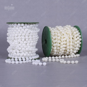Msfame trang trí đám cưới ABS ngọc trai rèm cửa cho phòng khách nhỏ hạt Ngọc Trai Chuỗi - Product Image 4