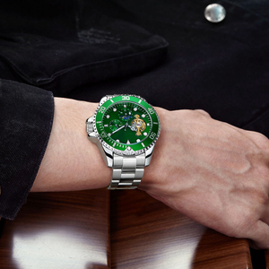 นาฬิกาข้อมือผู้ชายระบบจักรกลอัตโนมัติรุ่นคลาสสิกปี 2023 กันน้ำ - Product Image 2