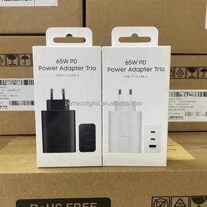 Adaptateur mural populaire PD 65W pour téléphone portable, charge rapide <span class=keywords><strong>Trio</strong></span> 25W 45W Type C pour Samsung Galaxy S25 S24Ultra S23 S22 - Product Image 5