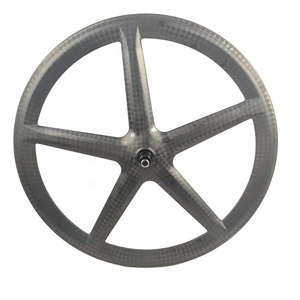 Jante de bicyclette à 5 rayons de 21mm de largeur, jantes de vélo de route et de piste, à 5 rayons, en carbone 700c, 12K - Product Image 1