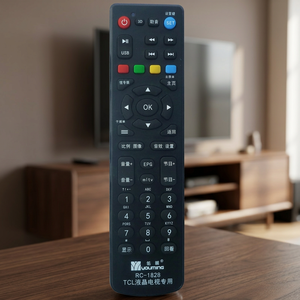 Télécommande TV TCL à code fixe, batterie rechargeable 10 M, 4 boutons pour téléviseur LCD - Product Image 2