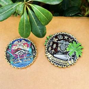 Zink-Münze mit individuellem Design, Soft-Emaille & UV-Druck, 3D-Design, Geschenkbox-Halter für Sammler - Product Image 4