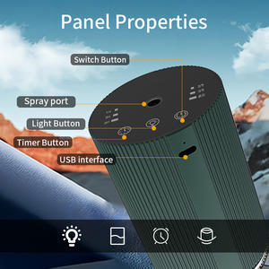 Diffusore di aromi ad ultrasuoni di grande capacità umidificatore per aromaterapia ad olio a base d'acqua deodorante per auto silenzioso nuovo diffusore di aromi - Product Image 4