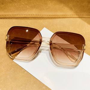 2024 Spring Fashion Sunglasses UV400 PC <b>Frame</b> Blue Retro Square Unisex Children Eyeglasses - Product Image 5