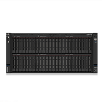 Serveur en rack Lenovo ThinkSystem SR860 V3 4U, 2 ou 4 sockets, Intel Xeon de 4e génération, jusqu'à 16 To DDR5, 48 baies 2,5 NVMe Gen5, prêt pour les GPU
