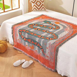 Manta decorativa para sofá con diseño de Serpiente del Año, <span class=keywords><strong>tapiz</strong></span> artístico, decoración de <span class=keywords><strong>pared</strong></span> con motivos de celebridades, para camping al aire libre, regalo de estilo americano - Product Image 1