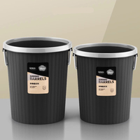 Panier à papier en plastique PP écologique, durable et léger, à ouverture supérieure, pour la maison, le bureau, marque privée, usage polyvalent, vente en gros