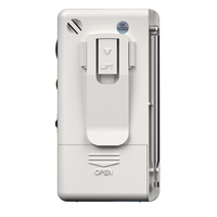 Radio portable AM/FM, réglage manuel du cadran, radio d'urgence, haut-parleur intégré, prise pour écouteurs, alimenté par 2 piles AA, pour le camping et les voyages
