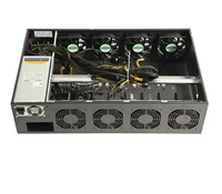 70mm Spacing 8 Gpu Computer case Using at Home Frame Rig Graphics case Silent Gpu 3070 Server case