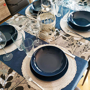 แผ่นรองจานสานมือทรงกลมแบบขายส่งสำหรับโต๊ะอาหาร - Product Image 3