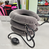 Oreiller cervical orthopédique FSPG de haute qualité, gonflable, pliable, réglable, pour soulager la douleur et la traction cervicale