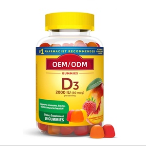 Vitamin D3 phục vụ chế độ ăn uống bổ sung boneteeth cơ bắp và sức khỏe miễn dịch hỗ trợ Vitamin tổng hợp cho người lớn trẻ em vitamin Gummies - Product Image 1