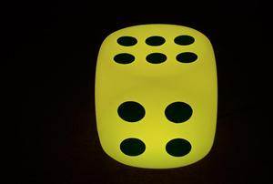 New Arrival 2020 Illuminated Bar Đồ Nội Thất 3d Acrylic Cube Ánh Sáng Tương Tác Led Light Up Dice - Product Image 3