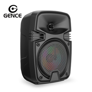 Altavoz Portátil GENCE Party Home Boomboxes con Bluetooth 5.0, Luces LED RGB, Bajos Potentes, Mini Altavoz de Plástico con Ruedas, 5W - Product Image 2
