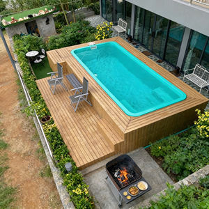 Smart Items Swim and Spa Piscine d'été de 12 pieds en fibre de verre Installation rapide Piscines familiales - Product Image 1