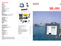 Sonda de Eco Ultrasónica SOUTH SDE-28S+ con Pantalla TFT-LCD de 12.1 Pulgadas y Sistema Windows XP para Instrumentos de Medición y Análisis Subacuáticos