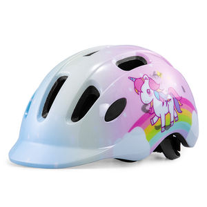 <span class=keywords><strong>Casque</strong></span> de sécurité réglable pour enfants EN1078 avec motif <span class=keywords><strong>licorne</strong></span> arc-en-ciel mignon JC022-285 pour le skateboard et la trottinette - Product Image 5