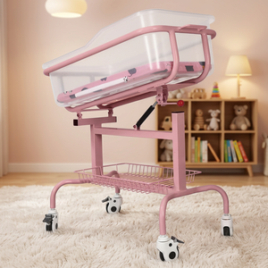 Chariot médical pour bébé, vente chaude, chariot de maternité pour nouveau-né, berceau pour hôpital, clinique, crèche - Product Image 5