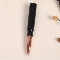 Stylo bille imitation balle plaqué argent, or, or rose avec étui – Stylo bille en métal durable pour les fans et les amoureux