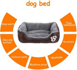 Großhandel Hundesofa Waschbares Luxus Orthopädisches Hundebett in Menschengröße für Große Hunde - Product Image 4