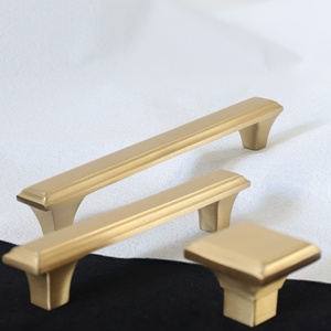 Kosin - Minimalist Solid Brass Luxury Kitchen Drawer Handle Furniture Hardware Kitchen Cabinet Wardrobe <strong>Door</strong> Handles - Product Image 5