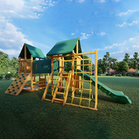 Grande Tour en Bois pour Parc d'Attractions, Jeux pour Enfants, Manèges, Toboggan Extérieur en Plastique, Aire de Jeux, Équipement Starsky SK02 Durable et Sûr