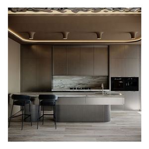 Điện Kéo ra Món Ăn Giá Cảm Ứng Thông Minh Cảm Biến Tempered Glass Gola Hồ Sơ Nhà Bếp Tự Chọn Tủ Xử Lý Sang Trọng - Product Image 3