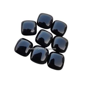 Stylish Black Onyx Calibrated <b>Cushion</b> Loose Gemstones For Jewellery Making Custom Rings Earrings Pendants And Unique Handmade - Product Image 3