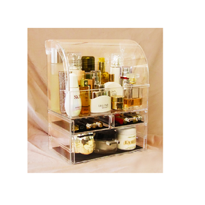 Strong Practicality High Clear Makeup Cosmetic Acrylic Storage Box With Lid