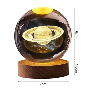 <span class=keywords><strong>Lampe</strong></span> à lumière 3D en cristal <span class=keywords><strong>galaxie</strong></span> planétaire lumineuse Boule <span class=keywords><strong>de</strong></span> cristal Veilleuses <span class=keywords><strong>de</strong></span> <span class=keywords><strong>chevet</strong></span> Décoration intérieure Cadeau <span class=keywords><strong>de</strong></span> Noël - Product Image 6