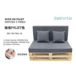 Cuscino per Pallet in Spugna ad Alta Densità 12CM, Cuscini e Imbottiture per 10 Posti - Product Image 3