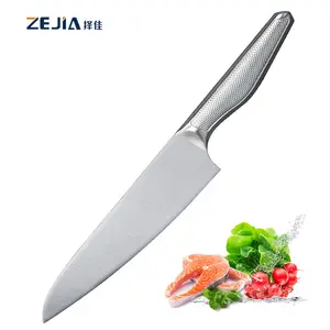 German 1.4116 Stainless Steel High Carbon Steel Kitchen 8" Chef Knife with stainless steel handle