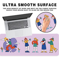 Tapis de souris personnalisé, surface lisse, tapis de souris pour jeux et bureau, base antidérapante durable, tapis de bureau pour ordinateur