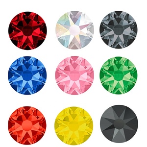 Cristales de Vidrio Strass Negros Planos 2088 al por Mayor con 16 Facetas, Sin Fijación en Caliente, para Zapatos, Bolsos y Vestidos - Product Image 1