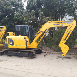 Excavatrice Komatsu PC56 d'occasion, 5,6 tonnes, moteur Cummins, pompe hydraulique Kawasaki, moteur d'origine japonaise, 1200-2000 heures, 90% neuve - Product Image 3
