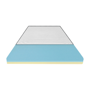 Union Win <span class=keywords><strong>Precio</strong></span> <span class=keywords><strong>de</strong></span> fábrica preferencial 2 "3" 4 "Doble capa Gel-Infused Air Memory Foam Topper - Product Image 5