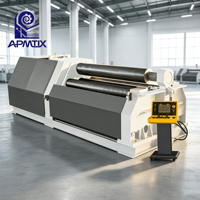 Machine à rouler la tôle efficace, robuste, à 4 rouleaux, avec prix d'usine