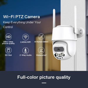 Wistino 2K HDシングルレンズPTZカメラナイトビジョンクラウドストレージWIFI双方向オーディオモーション検出ネットワークカメラ - Product Image 3