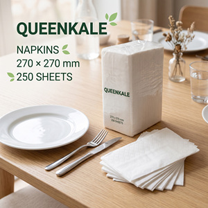 Servilletas de Papel Desechables de Pulpa de Madera Virgen de Alta Calidad, con Relieve Plano, para Catering, Hoteles y Restaurantes, Suministro al por Mayor - Product Image 3