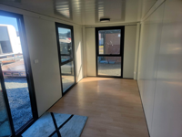 Maisons conteneurs pliables préfabriquées de haute qualité de 20 pieds à faible coût, maison conteneur de bureau pour habitation
