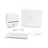 Mini imprimante thermique pour tatouages de 2 pouces - Connexion, conception de poche sans encre, iOS/Android, impression d'études, de photos et d'étiquettes