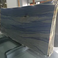Carreaux de dalle de marbre bleu Azul Macaubas de qualité supérieure Prix compétitif pour Carreau de granit bleu Azul Bahia du Brésil
