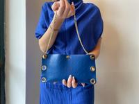 Bolso de mano pequeño de moda para mujer, hecho a mano en Italia, de material PVC y algodón, estilo clásico rock, sin crueldad animal, sostenible, personalizado.