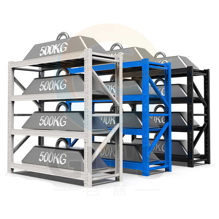 Customized 4-Tier Metal Storage Racks Steel Shelving Units with ...