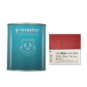 Yindy สี W0309ขายตรง AY4โรงงาน1K สีสเปรย์เคลือบเงาสูงสีแดงสดและซ่อมแซมร่างกายโลหะสีอะคริลิค - Product Image 2