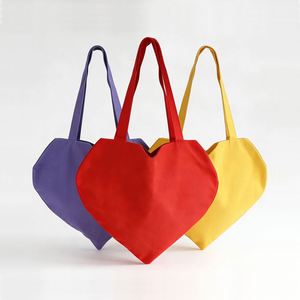 Nueva Tendencia de Moda para el Día de San Valentín, Bolso de Lona con Logotipo, Romántico, de Hombro, Portátil, Ecológico y Personalizado - Product Image 2