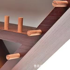 Wall Mounted Wooden Baseball <b>Shelf</b> 5 Tier Triangle Shape Ring Storage Display <b>Rack</b> For Living Room Bedroom - Product Image 4