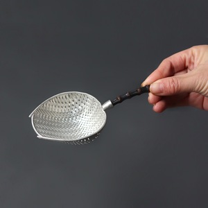 Stainless Steel Tea <b>Strainer</b> With Bamboo Handle Fine <b>Mesh</b> Tea Filter For Tea Ceremony Accessories Hand Wash Only - Product Image 4
